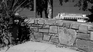 We sit out front watching the lake. I forgot all about black and white capture!