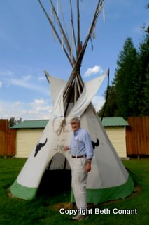 Sept. 17 and we stop to put a teepee on lay away for Marty!