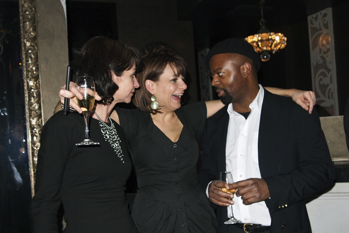 Natalie Young and Ben Okri, prize-winning Writer