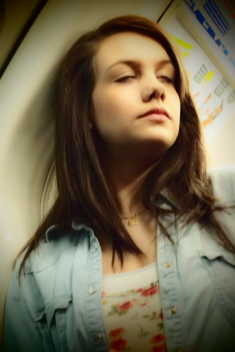 sleeping on the Tube