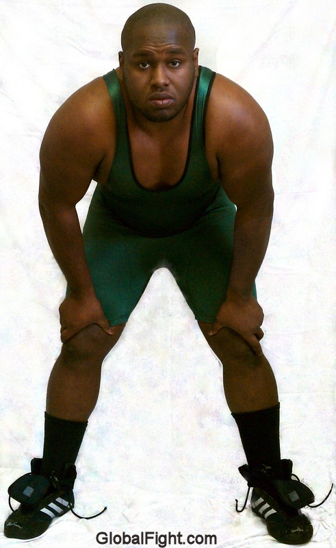 singlets black wrestler posing.jpeg