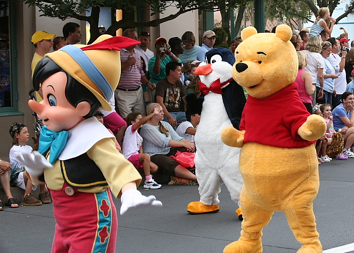 Pinocchio, Penguin and Pooh