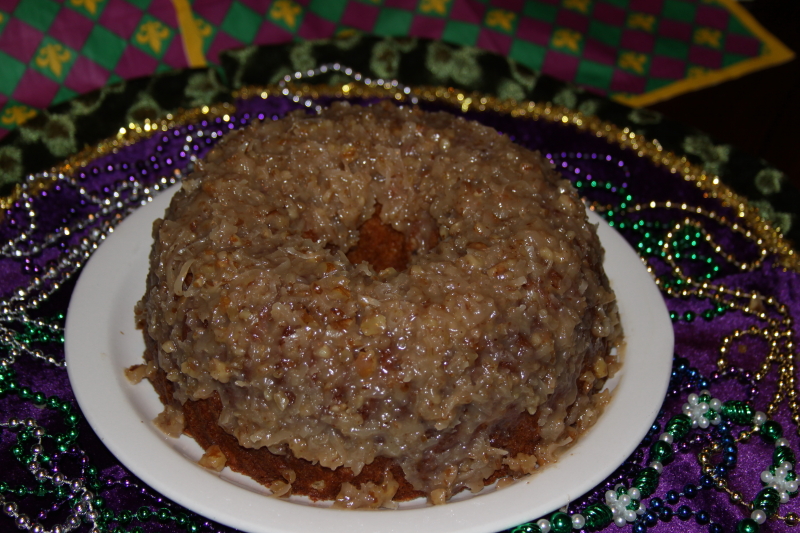 Cajun Cake with icing