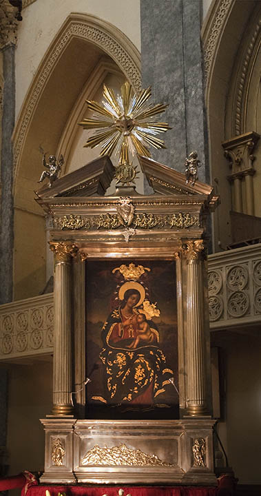 The icon of Santissima Maria di Custonaci