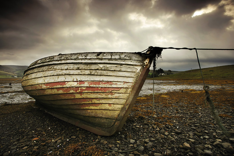 boat ashore
