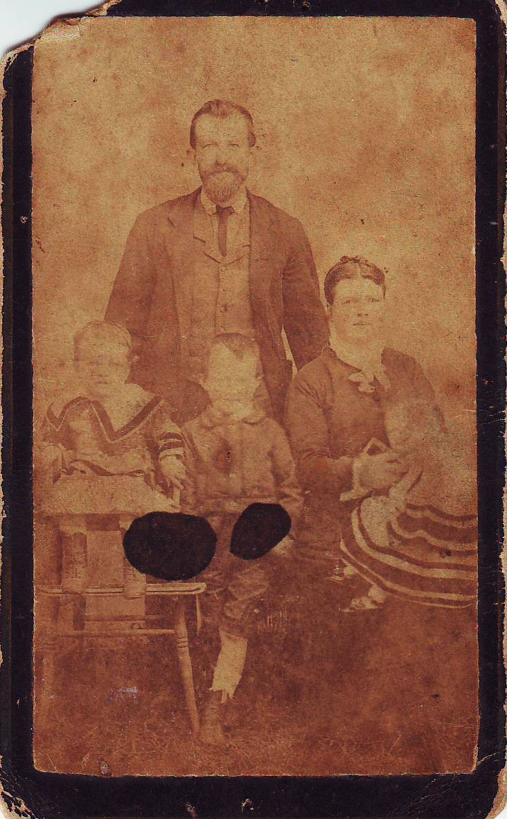 Mary-Ann and Thomas Hoskin with their first 3 children