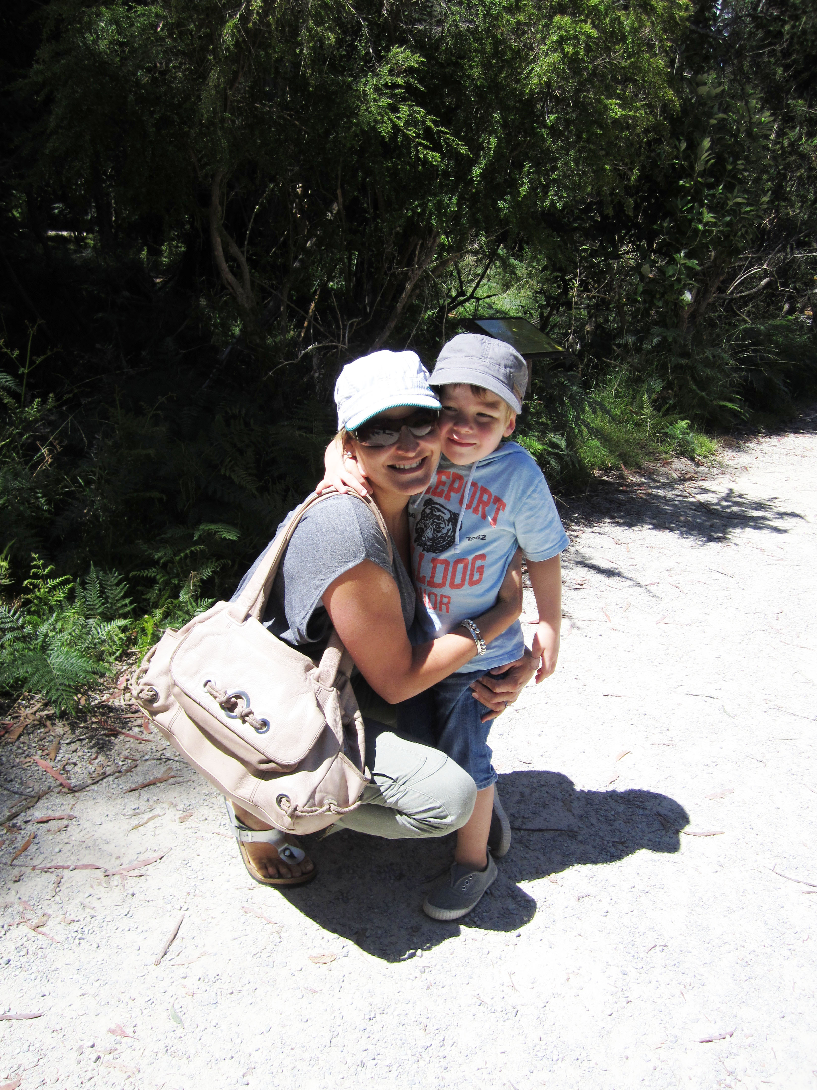 Hudson and Mummy at Healesville