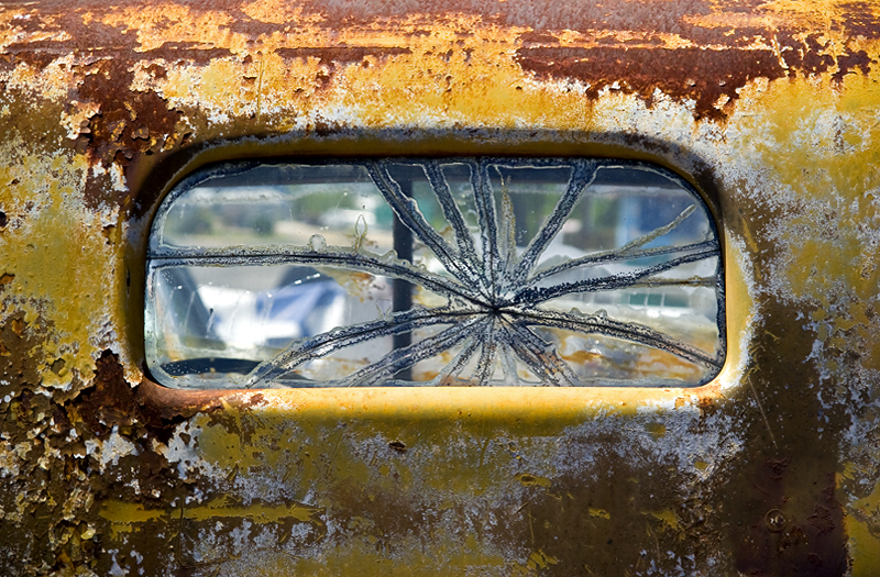 Dodge truck rear window