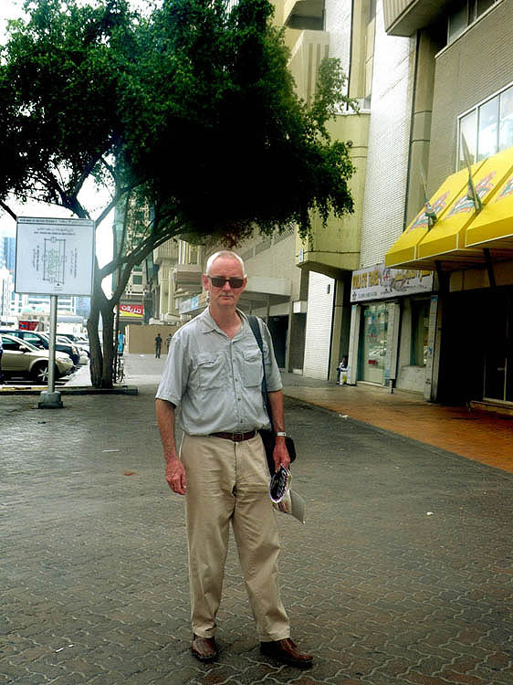 Philip locates his old apartment, c 1983