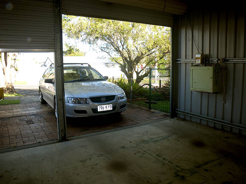 Tim's car and garage, August 2010
