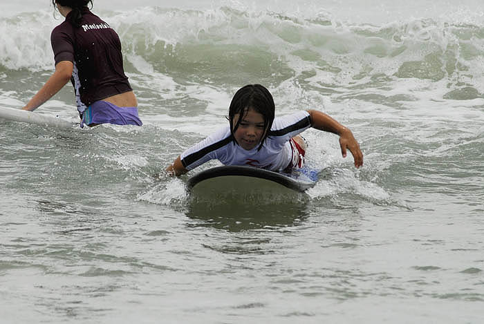 Paddling back, Nov 2007