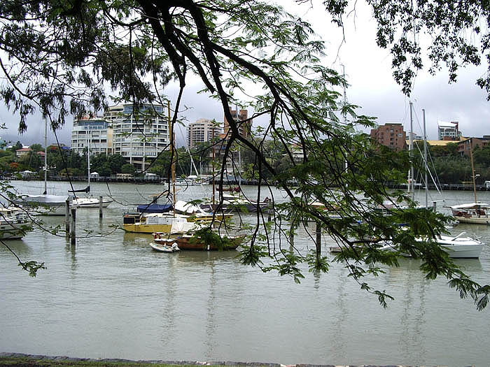Kangaroo Point across the Brisbane River
