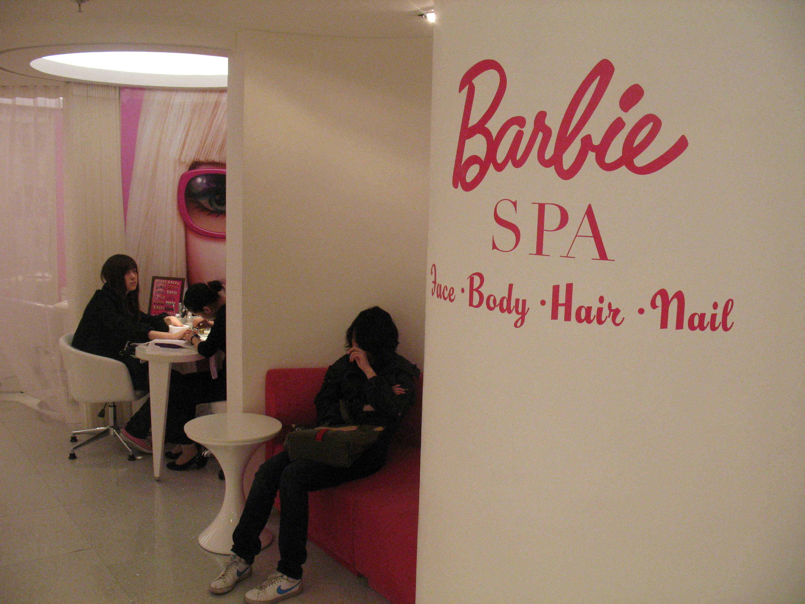 the Barbie Spa at Shanghais new Barbie Flagship store on Huai Hai Road in the French Concession