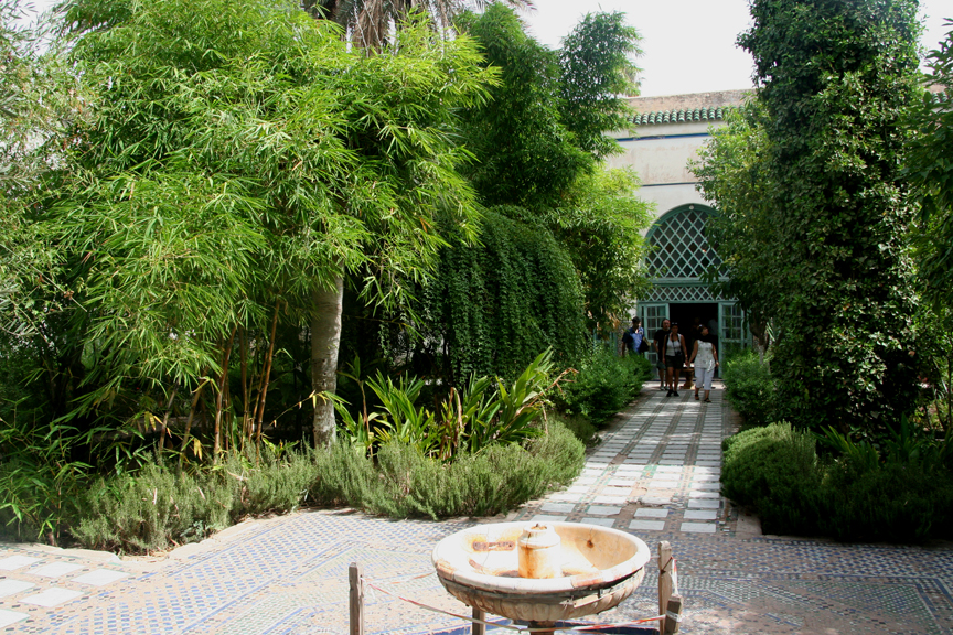 Internal garden for the wives of the prime minister.  The wives were not allowed outside the palace.