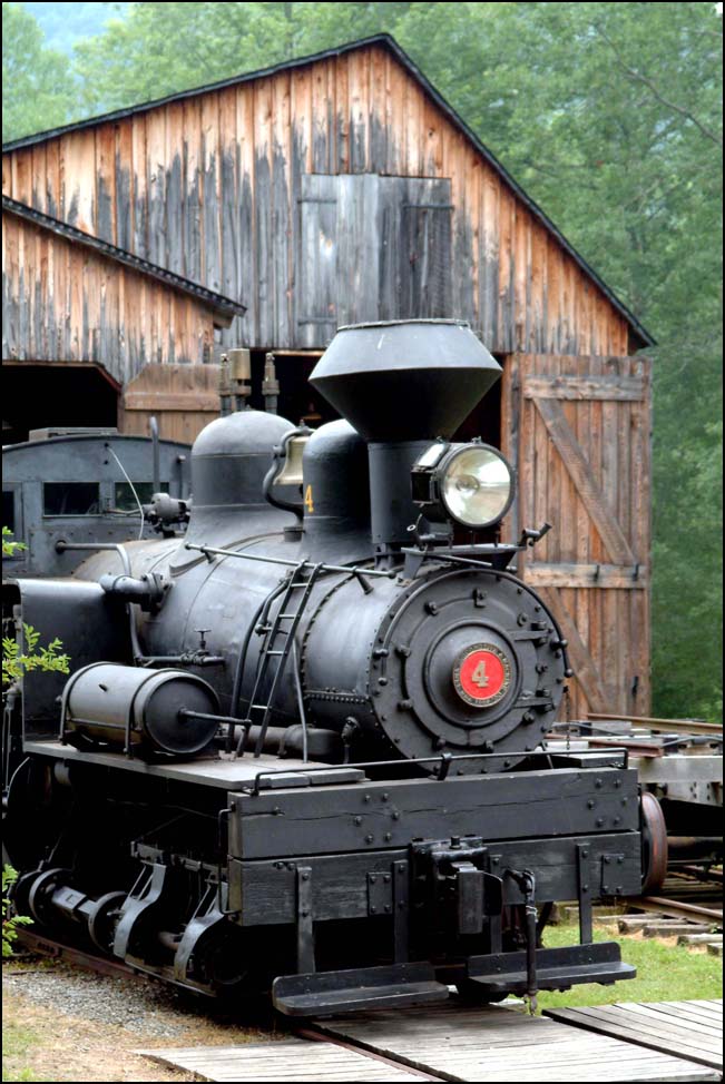 Shay Locomotive- at Pa. Lumber Museum, US Rt 6