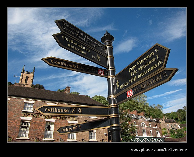 Pedestrian Sign, Ironbridge