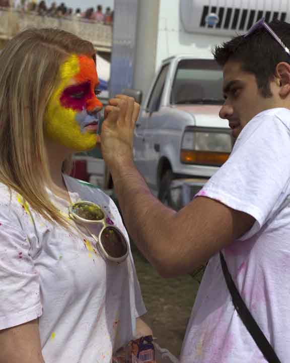 Holi Festival at KrishnaTemple, Spanish Fork, Utah