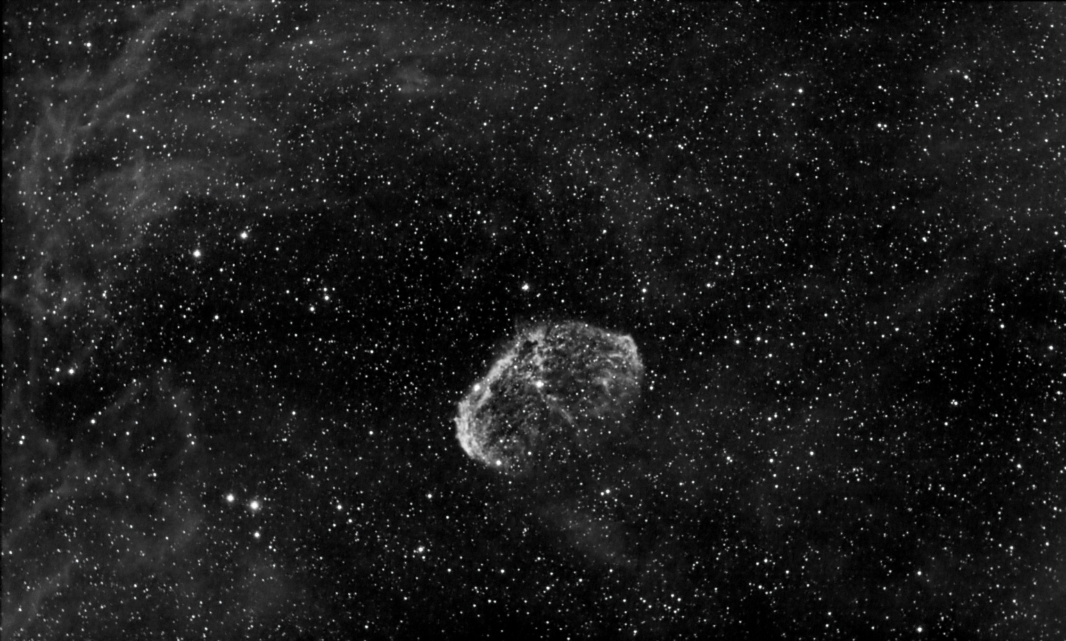 NGC6888 - The Crescent Nebula in Ha