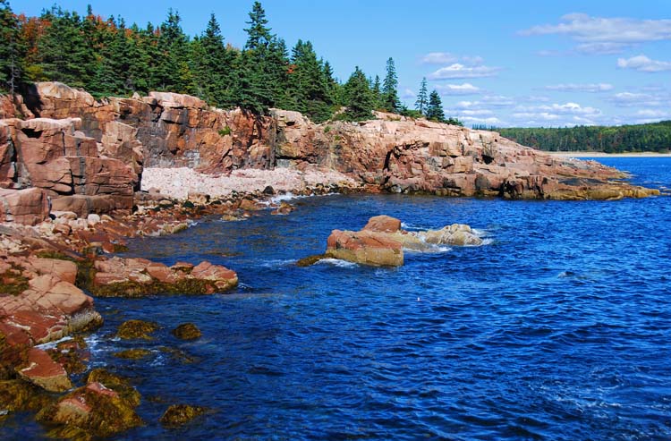 Maines Beautiful Rocky Coastline