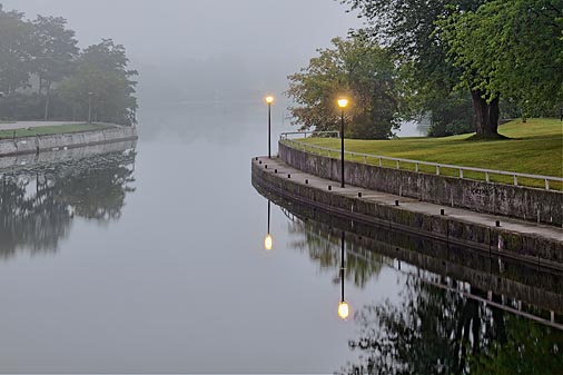 Foggy Rideau Canal 20100810