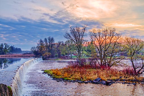 Edmonds Dam At Sunrise 23031-2