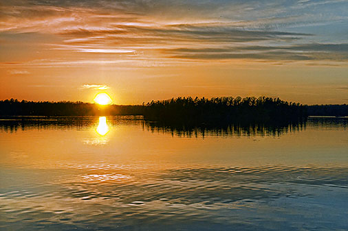 Otter Lake Sunset 23163