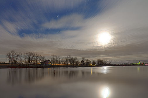 Moonlit Rideau Canal 22964-7