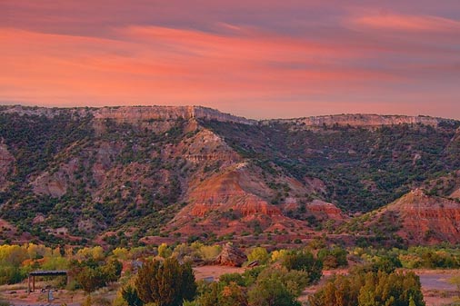 Palo Duro Canyon At Sunrise 71394