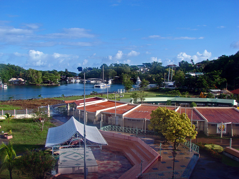 Our first view of St Lucia