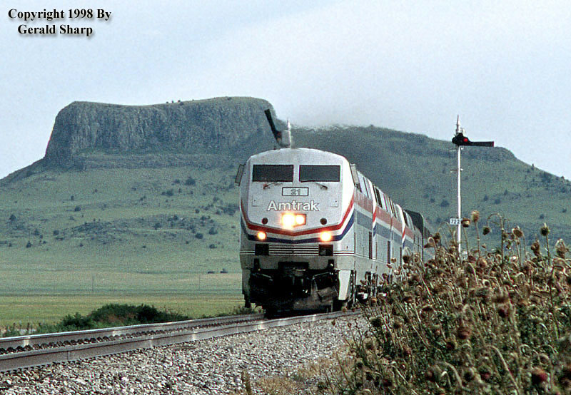 Amtrak 4 North Of Wagon Mound, NM