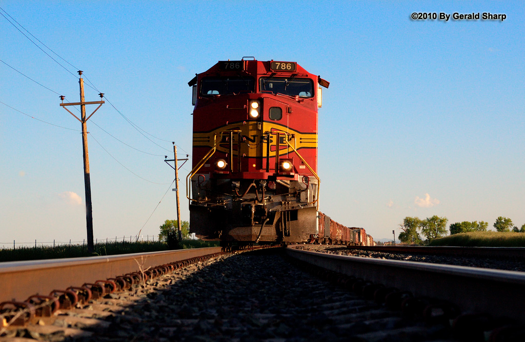 BNSF 786 North At NSS Longs Peak, CO