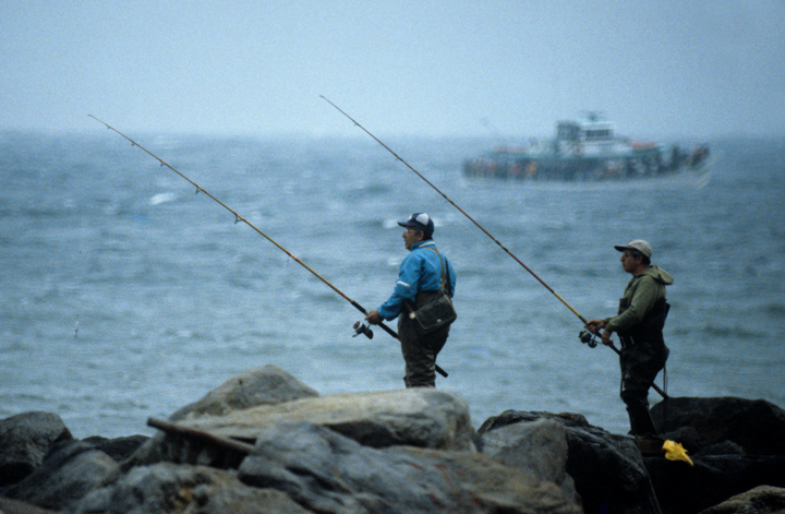 Fishing off Montauk Point