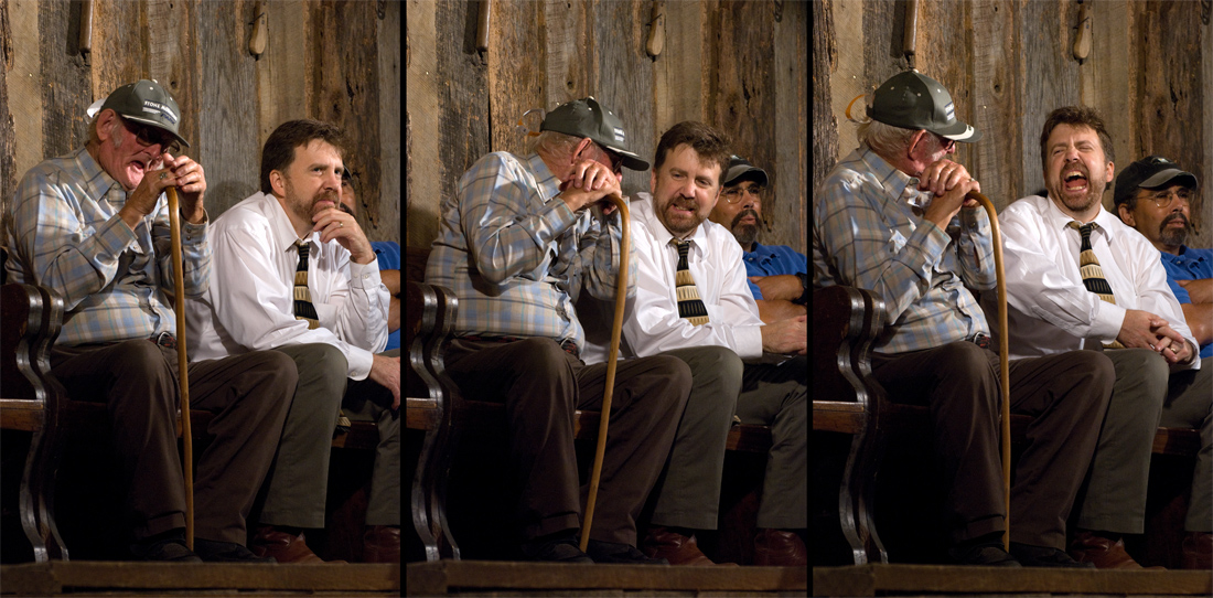 John Oxford (Oklahoma representative of the Bill Monroe Fan Club), Campbell Mercer, Chris Mercer