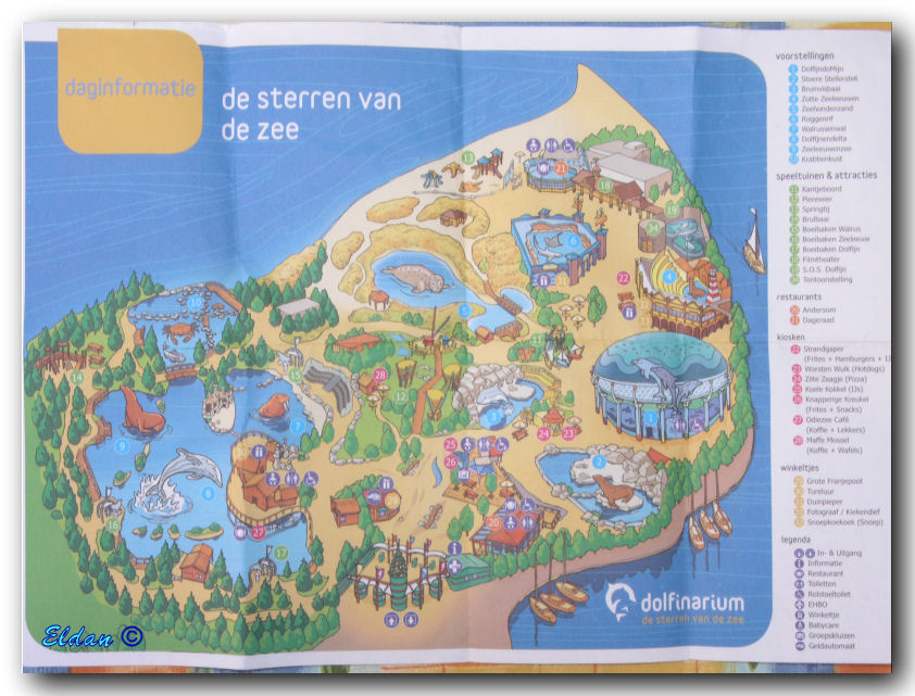 Dolfinarium site map