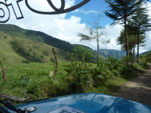 Road from Urrao to El Carmen del Atrato