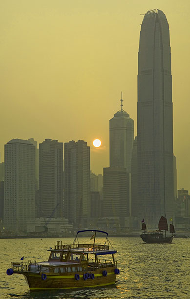Sinking sun