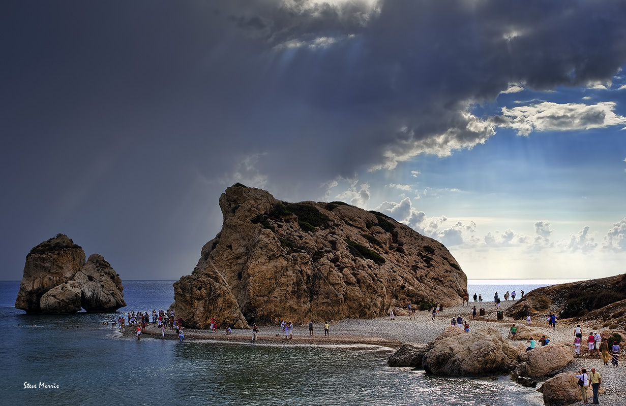 Storm over Aphrodites Rock