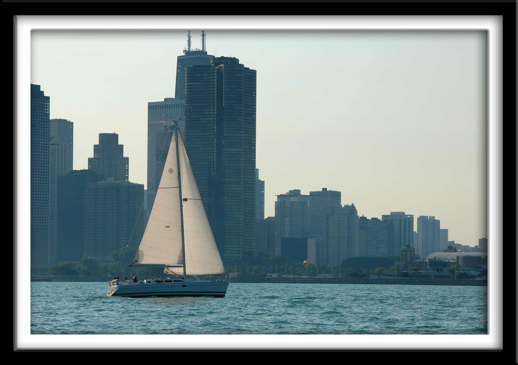 Sailboat and Chicago