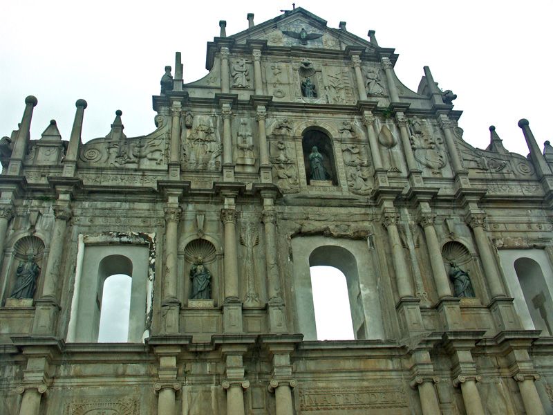 Facade of St Pauls Macau