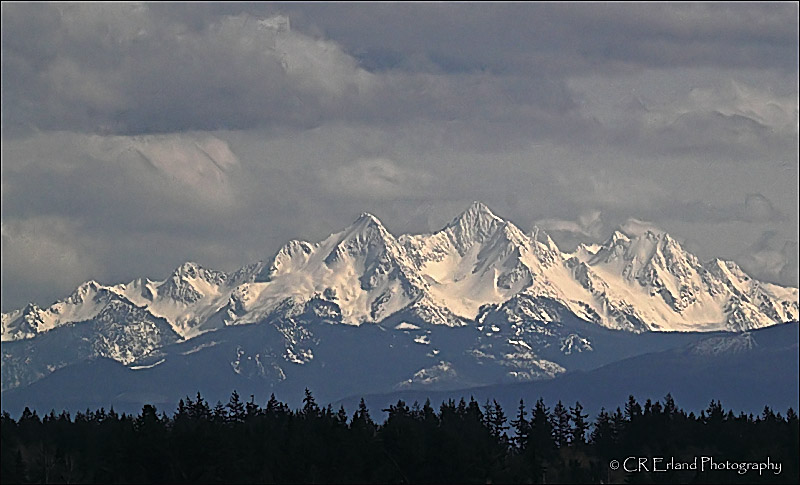 Storm Clouds Over the BC Coastal Mountain Range