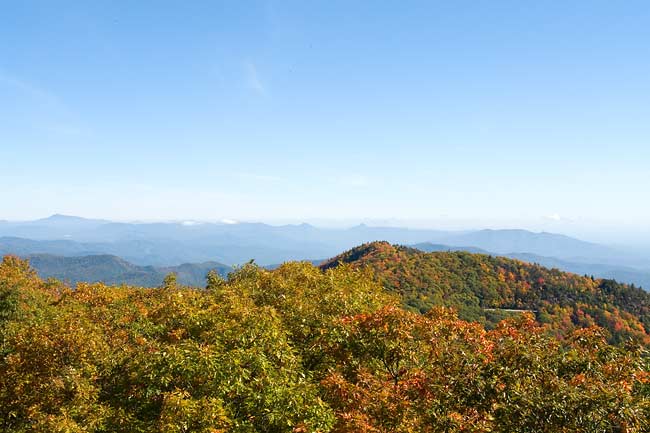view from Green Knob Fire Tower 4