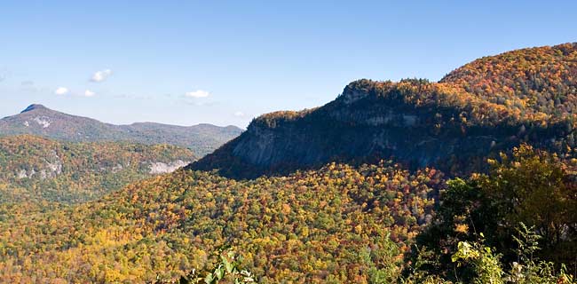 along Hwy 64 near Whiteside Mountain