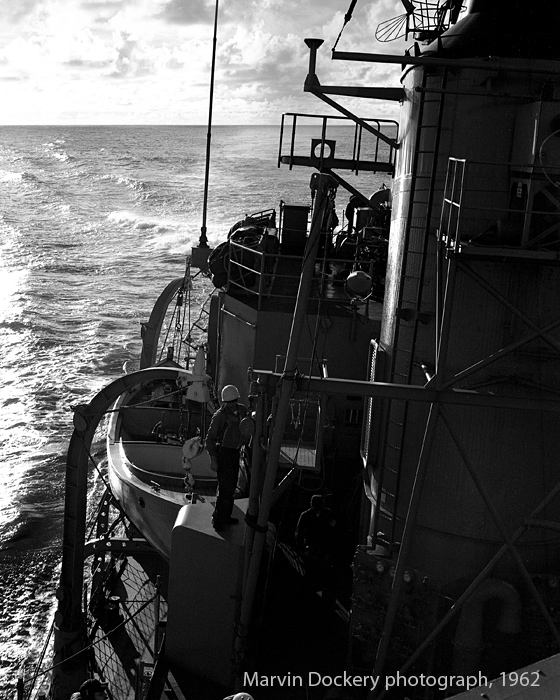 Sunset from USS Hugh Purvis DD 709