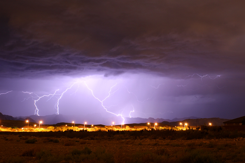 Lightning Across the Sky