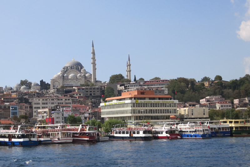 Starting out  on the Bosphorus trip.