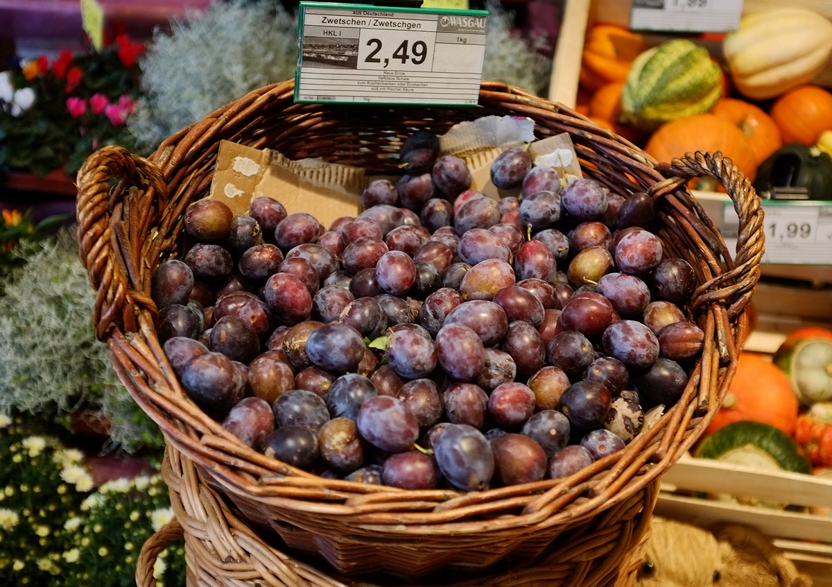 Plums from the local Market