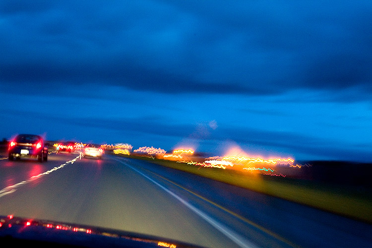 Morning Drive to Work in the Rain #2