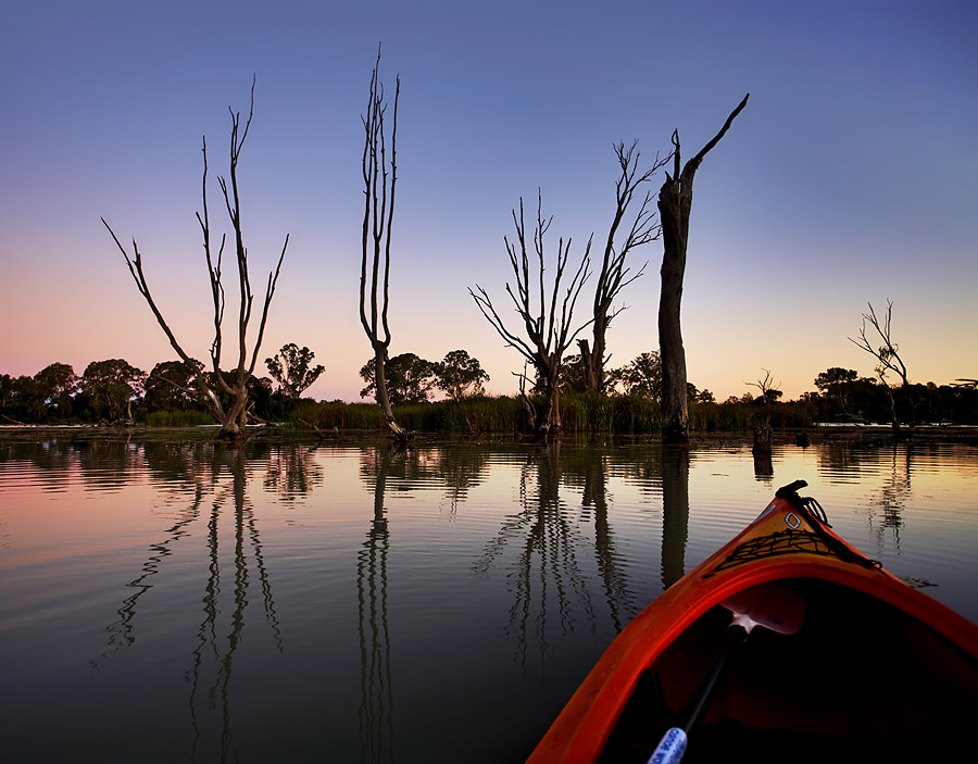 Murray River Lagoon Sunset