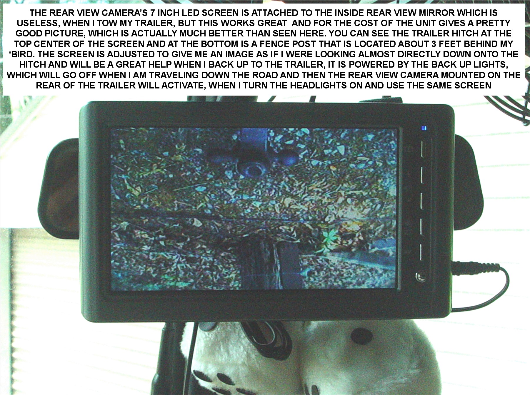 REAR VIEW CAMERA MONITOR