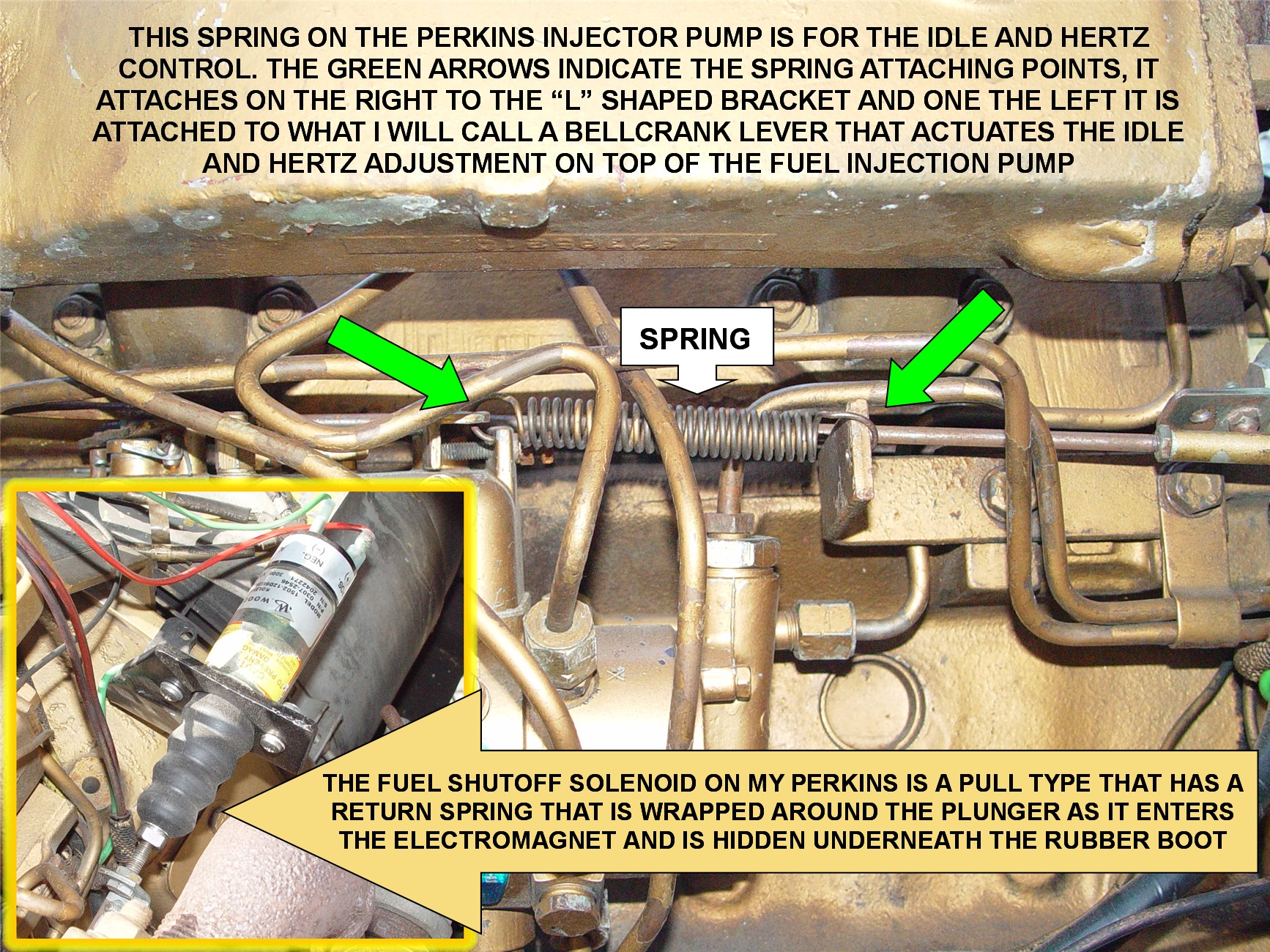 PERKINS INJECTOR PUMP RETURN SPRINGS